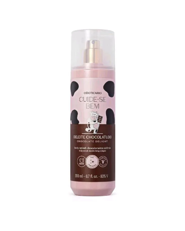 Cuide-se Bem Body Splash 200 ml Deleite Chocolatudo — Fragancias